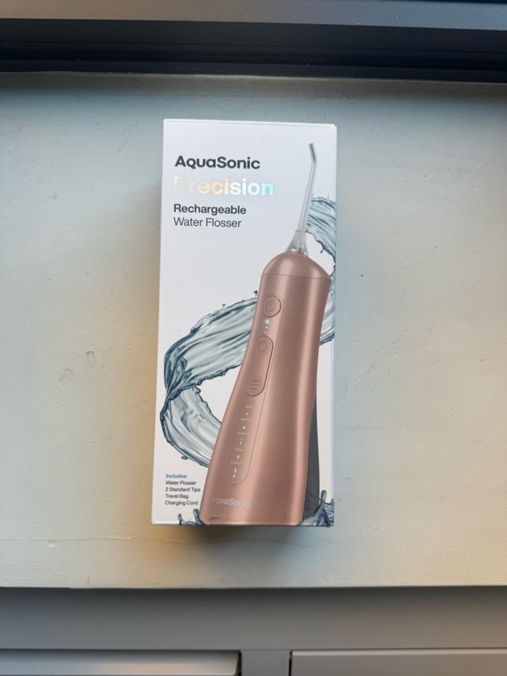 Precision Rechargeable Water Flosser - Rose Gold
